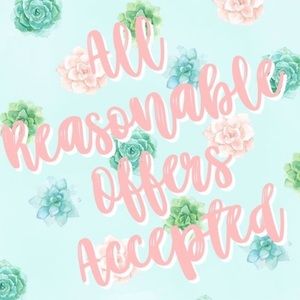 Reasonable Offers Are Encouraged!!!